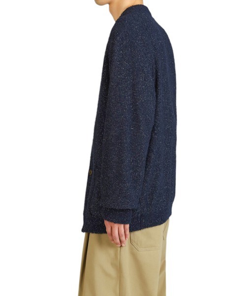 BALLAST ARK（バラストアーク）の「BALLAST ARK / バラストアーク：PILE LAME KNIT CARDIGAN：BA11-KC01[AST]（カーディガン/ボレロ・メンズ・ネイビー/ベージュ/ブラック・L/M）」の11枚目の写真