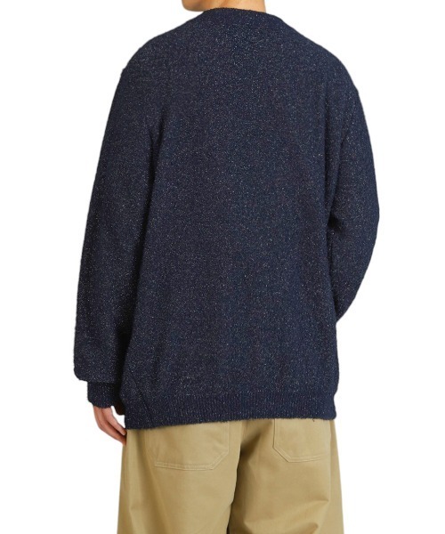 BALLAST ARK（バラストアーク）の「BALLAST ARK / バラストアーク：PILE LAME KNIT CARDIGAN：BA11-KC01[AST]（カーディガン/ボレロ・メンズ・ネイビー/ベージュ/ブラック・L/M）」の12枚目の写真