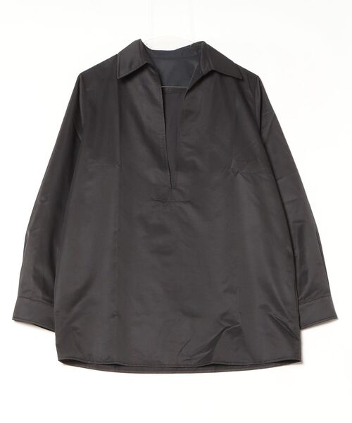 マルチサイズ ブラウス シャツ ディープVスキッパーシャツ レディース セール】ディープVスキッパーシャツ（シャツ/ブラウス