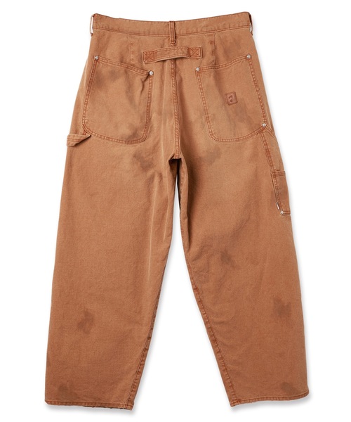 Jieda(ジエダ)の「DUCK DOUBLE KNEE PANTS(デニムパンツ・メンズ・ブラウン/ブラック・1/2)」の12枚目の写真