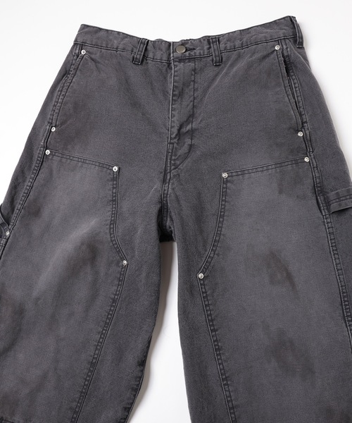 Jieda(ジエダ)の「DUCK DOUBLE KNEE PANTS(デニムパンツ・メンズ・ブラウン/ブラック・1/2)」の13枚目の写真