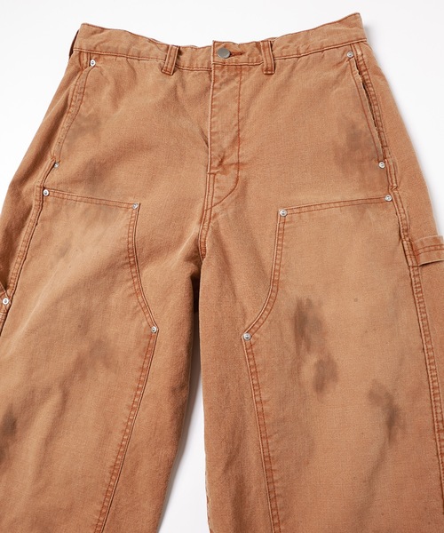 Jieda(ジエダ)の「DUCK DOUBLE KNEE PANTS(デニムパンツ・メンズ・ブラウン/ブラック・1/2)」の20枚目の写真