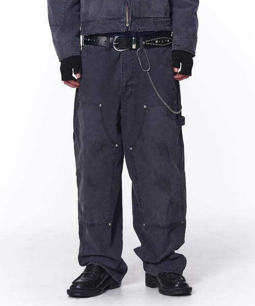 Jieda(ジエダ)の「DUCK DOUBLE KNEE PANTS(デニムパンツ・メンズ・ブラウン/ブラック・1/2)」の9枚目の写真