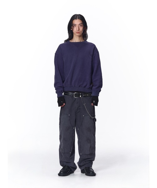 Jieda(ジエダ)の「DUCK DOUBLE KNEE PANTS(デニムパンツ・メンズ・ブラウン/ブラック・1/2)」の8枚目の写真