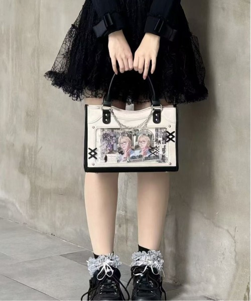 FREE STYLISTS(フリー スタイリスト)の「Y2K 2 WAY オーロラ姫痛バッグ/ ショルダーバッグ(ショルダーバッグ・レディース・オフホワイト・FREE)」の2枚目の写真