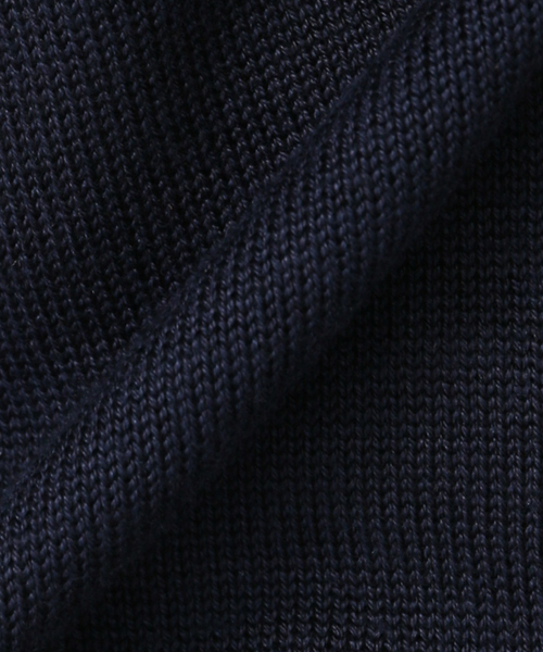 Deuxieme Classe(ドゥーズィエムクラス)の「SOIE POLOSHIRT(ニット/セーター・レディース・ネイビー・FREE)」の4枚目の写真