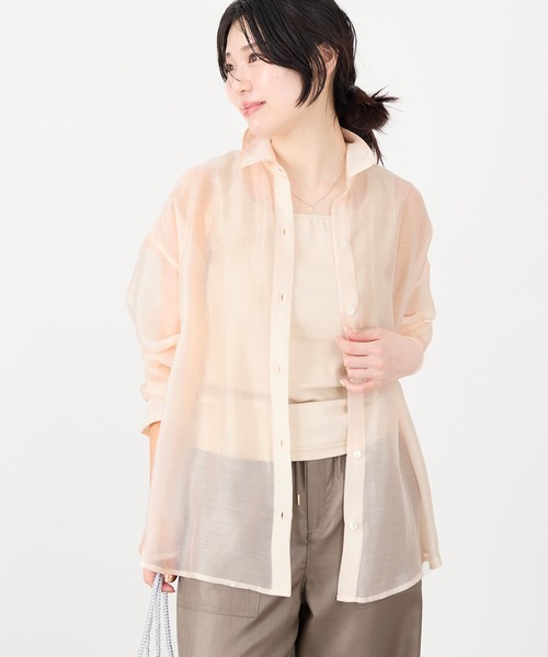 MICA&DEAL（マイカ＆ディール）の「【新色追加】シアーシャツ