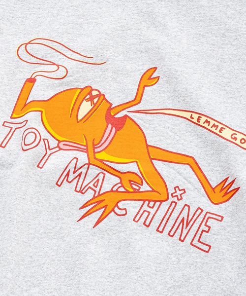 TOY　MACHINE（トイ　マシーン）の「TM HEAVY WEIGHT LEMME GO SWEAT ZIP PARKA（パーカー・メンズ・ブラック/ライトグレー・M/L/XL）」の12枚目の写真