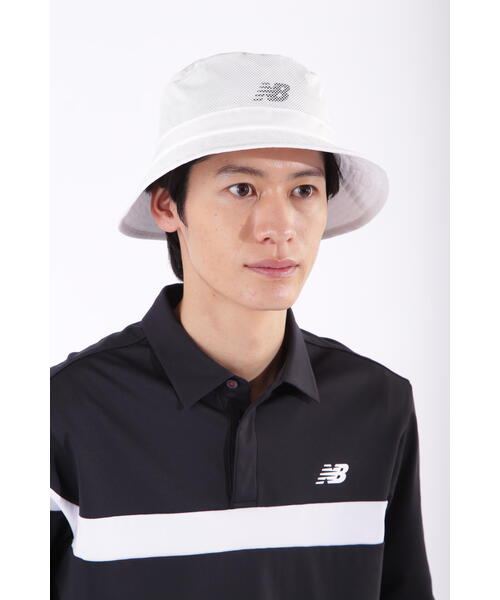 new balance golf】タフタ×メッシュ バケットハット (UNISEX