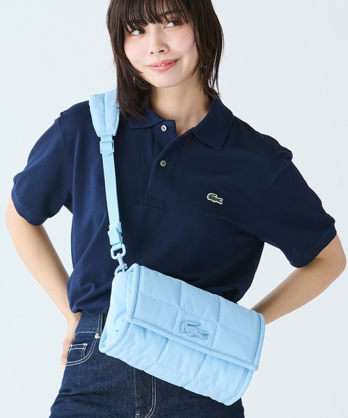 LACOSTE(ラコステ)の「ナイリア キルティングショルダーバッグ(ショルダーバッグ・レディース・ブラック/ライトブルー・FREE)」の22枚目の写真