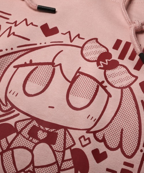 SPECIAL PRODUCT DESIGN(スペシャルプロダクトデザイン)の「〈ぺぽよ きゃらくた~ず〉しんで パーカー ピンク(パーカー・メンズ・マルチ・SMALL/MEDIUM/LARGE/X-LARGE)」の5枚目の写真