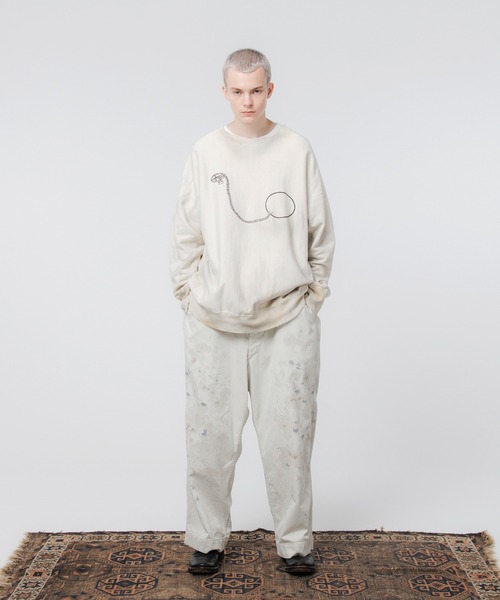 BOW WOW(バウワウ)の「STAINED WORK TROUSERS(チノパンツ・メンズ・ベージュ・L/XL/XXXL)」の3枚目の写真