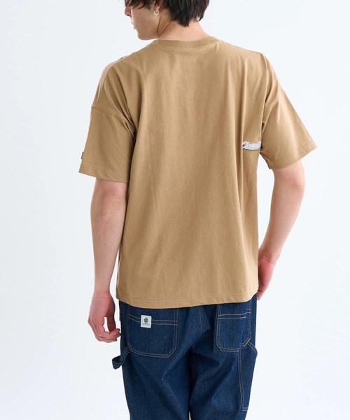 ELEMENT(エレメント)の「ELEMENT メンズ TAGGING SS Tシャツ 【2025年春夏モデル】/エレメントロゴプリント半袖Tシャツ(Tシャツ/カットソー・メンズ・ベージュ/ブラック/ホワイト・X-LARGE/LARGE/MEDIUM)」の4枚目の写真