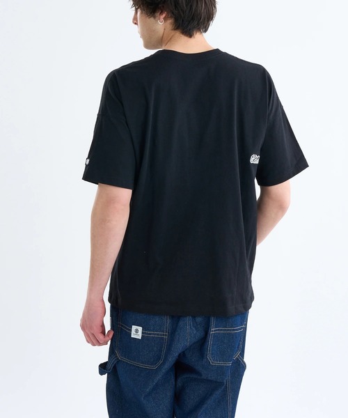 ELEMENT(エレメント)の「ELEMENT メンズ TAGGING SS Tシャツ 【2025年春夏モデル】/エレメントロゴプリント半袖Tシャツ(Tシャツ/カットソー・メンズ・ベージュ/ブラック/ホワイト・X-LARGE/LARGE/MEDIUM)」の8枚目の写真