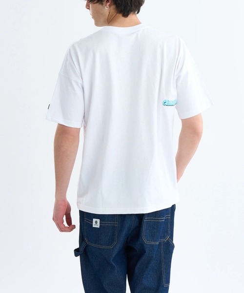 ELEMENT(エレメント)の「ELEMENT メンズ TAGGING SS Tシャツ 【2025年春夏モデル】/エレメントロゴプリント半袖Tシャツ(Tシャツ/カットソー・メンズ・ベージュ/ブラック/ホワイト・X-LARGE/LARGE/MEDIUM)」の13枚目の写真