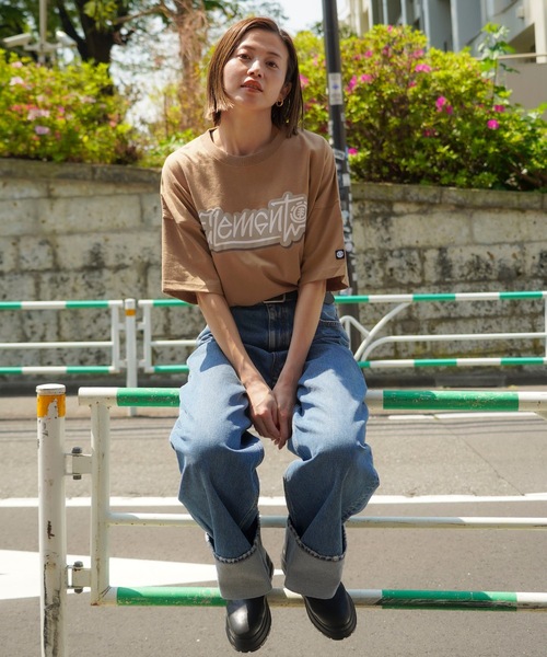 ELEMENT(エレメント)の「ELEMENT メンズ TAGGING SS Tシャツ 【2025年春夏モデル】/エレメントロゴプリント半袖Tシャツ(Tシャツ/カットソー・メンズ・ベージュ/ブラック/ホワイト・X-LARGE/LARGE/MEDIUM)」の22枚目の写真