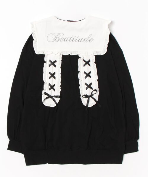 Ank Rouge（アンクルージュ）の「うさちゃんセーラーパーカー（Tシャツ/カットソー・レディース・ピンク/ホワイト/ブラック・M）」の18枚目の写真