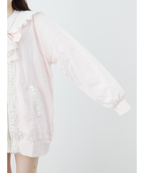 Ank Rouge（アンクルージュ）の「うさちゃんセーラーパーカー（Tシャツ/カットソー・レディース・ピンク/ホワイト/ブラック・M）」の9枚目の写真