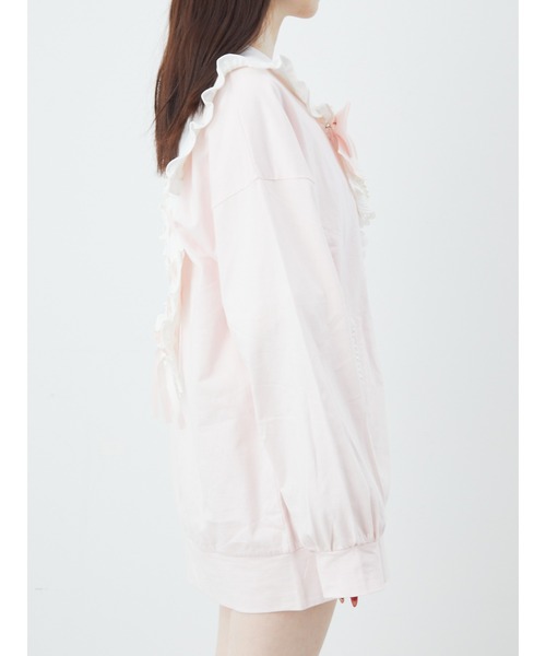Ank Rouge（アンクルージュ）の「うさちゃんセーラーパーカー（Tシャツ/カットソー・レディース・ピンク/ホワイト/ブラック・M）」の10枚目の写真