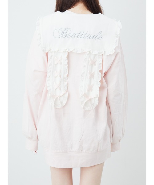 Ank Rouge（アンクルージュ）の「うさちゃんセーラーパーカー（Tシャツ/カットソー・レディース・ピンク/ホワイト/ブラック・M）」の11枚目の写真