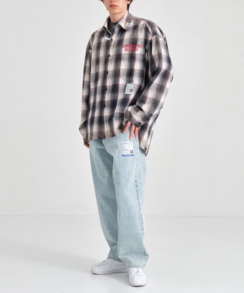 MIHARAYASUHIRO（ミハラヤスヒロ）の「【MIHARAYASUHIRO/ミハラヤスヒロ】VINTAGE LIKE CHECH L/S SHIRTS（シャツ/ブラウス・メンズ・グレー/ブラウン・46/44/48）」の5枚目の写真