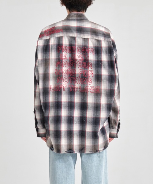 MIHARAYASUHIRO（ミハラヤスヒロ）の「【MIHARAYASUHIRO/ミハラヤスヒロ】VINTAGE LIKE CHECH L/S SHIRTS（シャツ/ブラウス・メンズ・グレー/ブラウン・46/44/48）」の8枚目の写真