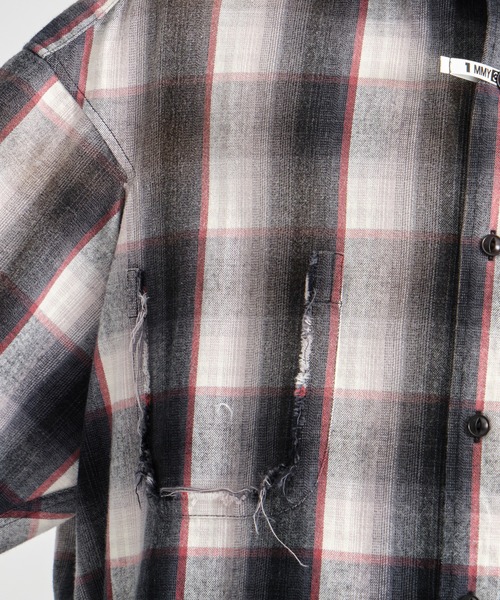 MIHARAYASUHIRO（ミハラヤスヒロ）の「【MIHARAYASUHIRO/ミハラヤスヒロ】VINTAGE LIKE CHECH L/S SHIRTS（シャツ/ブラウス・メンズ・グレー/ブラウン・46/44/48）」の15枚目の写真