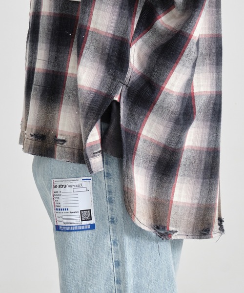 MIHARAYASUHIRO（ミハラヤスヒロ）の「【MIHARAYASUHIRO/ミハラヤスヒロ】VINTAGE LIKE CHECH L/S SHIRTS（シャツ/ブラウス・メンズ・グレー/ブラウン・46/44/48）」の16枚目の写真