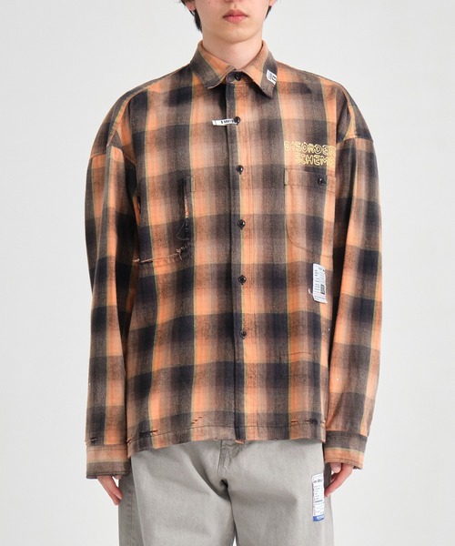 MIHARAYASUHIRO（ミハラヤスヒロ）の「【MIHARAYASUHIRO/ミハラヤスヒロ】VINTAGE LIKE CHECH L/S SHIRTS（シャツ/ブラウス・メンズ・グレー/ブラウン・46/44/48）」の21枚目の写真