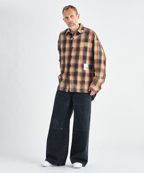 MIHARAYASUHIRO（ミハラヤスヒロ）の「【MIHARAYASUHIRO/ミハラヤスヒロ】VINTAGE LIKE CHECH L/S SHIRTS（シャツ/ブラウス・メンズ・グレー/ブラウン・46/44/48）」の18枚目の写真