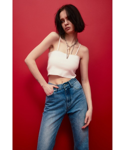 SLY(スライ)の「【WEB限定】J/W SEMI FLARE PT ジャストウエスト セミフレア デニムパンツ(デニムパンツ・レディース・ブルー/ライトブルー・0/1/2)」の17枚目の写真