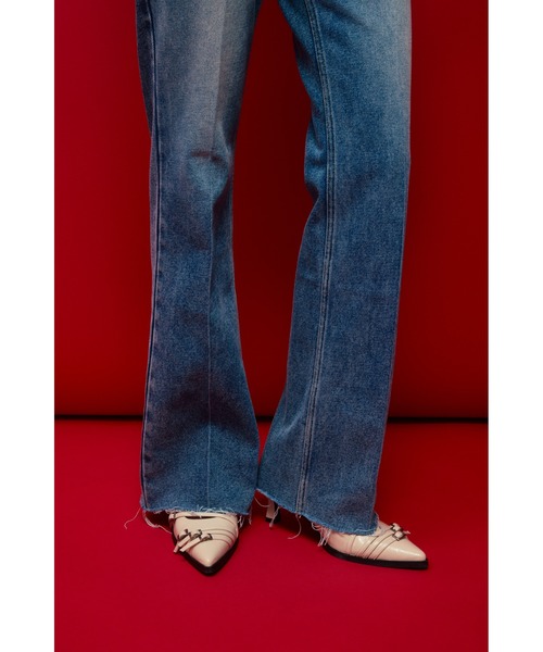 SLY（スライ）の「【WEB限定】J/W SEMI FLARE PT ジャスト
