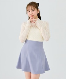 【セットアップ可能】フレアミニスカート