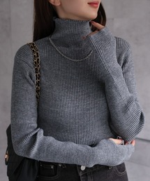 ブランド古着】ニット/セーター（グレー/灰色系・タートルネック