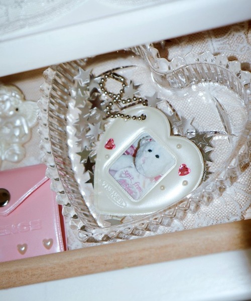 ジョンヒョン　フォトフレームキーホルダー 楽天市場】フォトフレーム キーホルダー 4種類セット ハート形