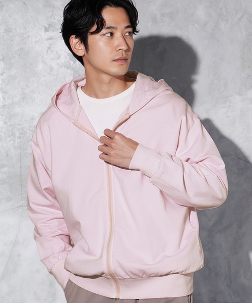 jiggys shop（ジギーズショップ）の「フェード ピグメント染め ジップアップパーカー フーディー（パーカー・メンズ・ブラック系その他/ライトピンク/グレー/ライトブルー/パープル・X-LARGE/LARGE/MEDIUM）」の5枚目の写真