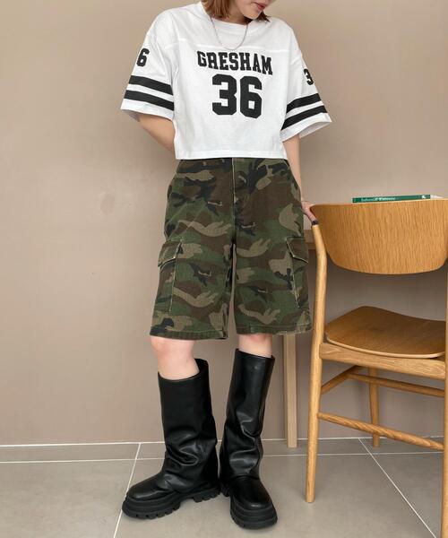 WEGO（ウィゴー）の「WEGO/ナンバリングショートT（Tシャツ/カットソー・レディース・レッド/ホワイト/ネイビー・SMALL/MEDIUM）」の6枚目の写真