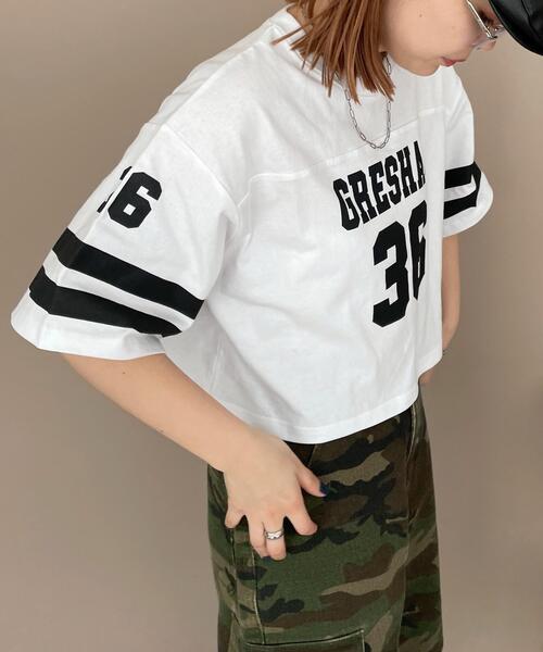 WEGO（ウィゴー）の「WEGO/ナンバリングショートT（Tシャツ/カットソー・レディース・レッド/ホワイト/ネイビー・SMALL/MEDIUM）」の20枚目の写真