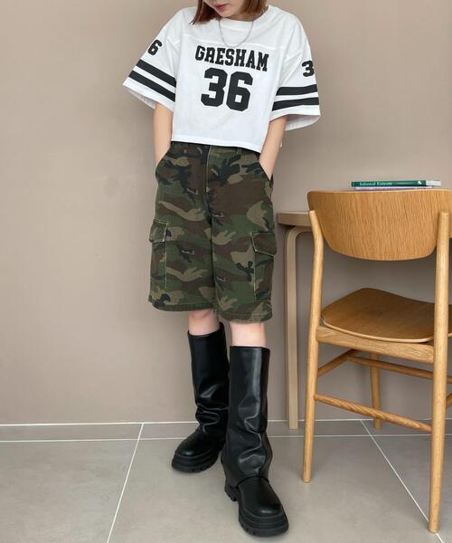 WEGO（ウィゴー）の「WEGO/ナンバリングショートT（Tシャツ/カットソー・レディース・レッド/ホワイト/ネイビー・SMALL/MEDIUM）」の22枚目の写真