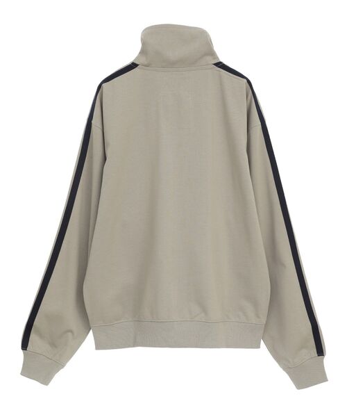 CRAFT STANDARD BOUTIQUE（クラフトスタンダードブティック）の「【DRY-MIX】吸水速乾/UVケア/抗ピル トラックジャケット（ブルゾン・レディース・グレイッシュベージュ/オフホワイト/ブラック・S/M/L）」の20枚目の写真