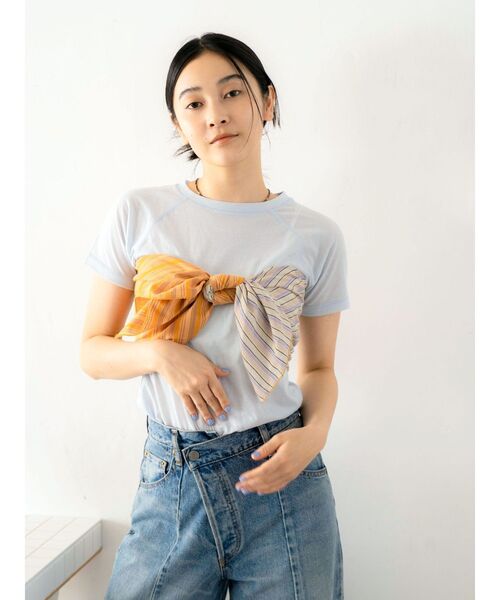 Ungrid（アングリッド）の「マルチストライプスカーフ（ストール/ショール・レディース・その他1・FREE）」の2枚目の写真