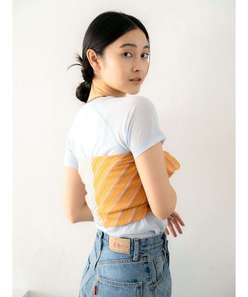 Ungrid（アングリッド）の「マルチストライプスカーフ（ストール/ショール・レディース・その他1・FREE）」の4枚目の写真