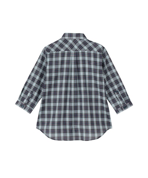 TOKYO SHIRTS(トウキョウシャツ)の「【Pitta Re:)】ふわっとガーゼシャツ 七分袖 綿100% レディースカジュアルシャツ(シャツ/ブラウス・レディース・ネイビー・LL/S/L/M)」の2枚目の写真