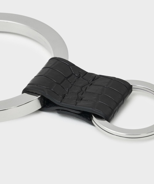UNITED TOKYO（ユナイテッドトウキョウ）の「×ITTI LEATHER CROCODILE RING RING（キーケース/キーアクセサリー・メンズ・ダークグレー・FREE）」の6枚目の写真