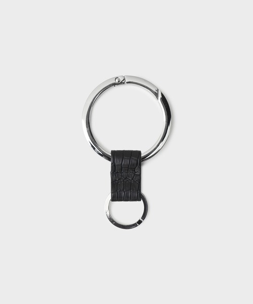 UNITED TOKYO（ユナイテッドトウキョウ）の「×ITTI LEATHER CROCODILE RING RING（キーケース/キーアクセサリー・メンズ・ダークグレー・FREE）」の4枚目の写真