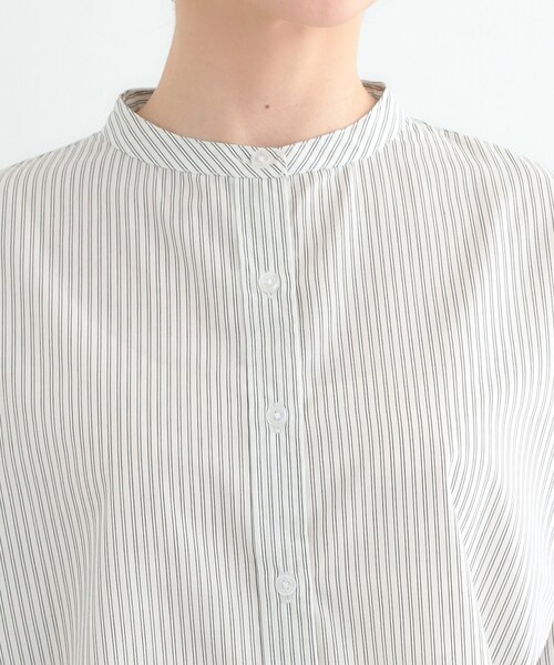 Cutie Blonde（キューティーブロンド）の「【3WAY】フリルサッシュ付きバンドカラーシャツ（シャツ/ブラウス・レディース・ホワイト/ホワイト系3・00）」の20枚目の写真