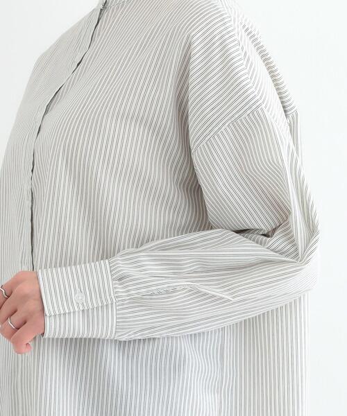 Cutie Blonde（キューティーブロンド）の「【3WAY】フリルサッシュ付きバンドカラーシャツ（シャツ/ブラウス・レディース・ホワイト/ホワイト系3・00）」の21枚目の写真