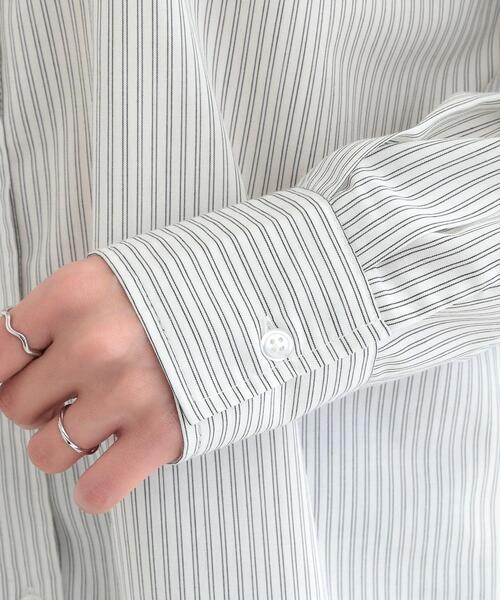 Cutie Blonde（キューティーブロンド）の「【3WAY】フリルサッシュ付きバンドカラーシャツ（シャツ/ブラウス・レディース・ホワイト/ホワイト系3・00）」の22枚目の写真