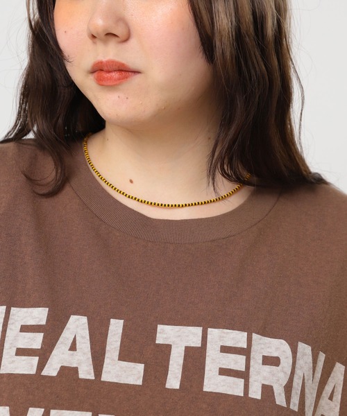 RNA（アールエヌエー）の「E5104 ビーズアクセＳＥＴ（ネックレス・レディース・イエロー/シルバー・FREE）」の16枚目の写真