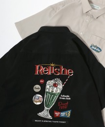 POWER TO THE PEOPLE | POWER TO THE PEOPLE /パワートゥザピープル クリームソーダ タイガー バック刺繍半袖シャツ(シャツ/ブラウス)